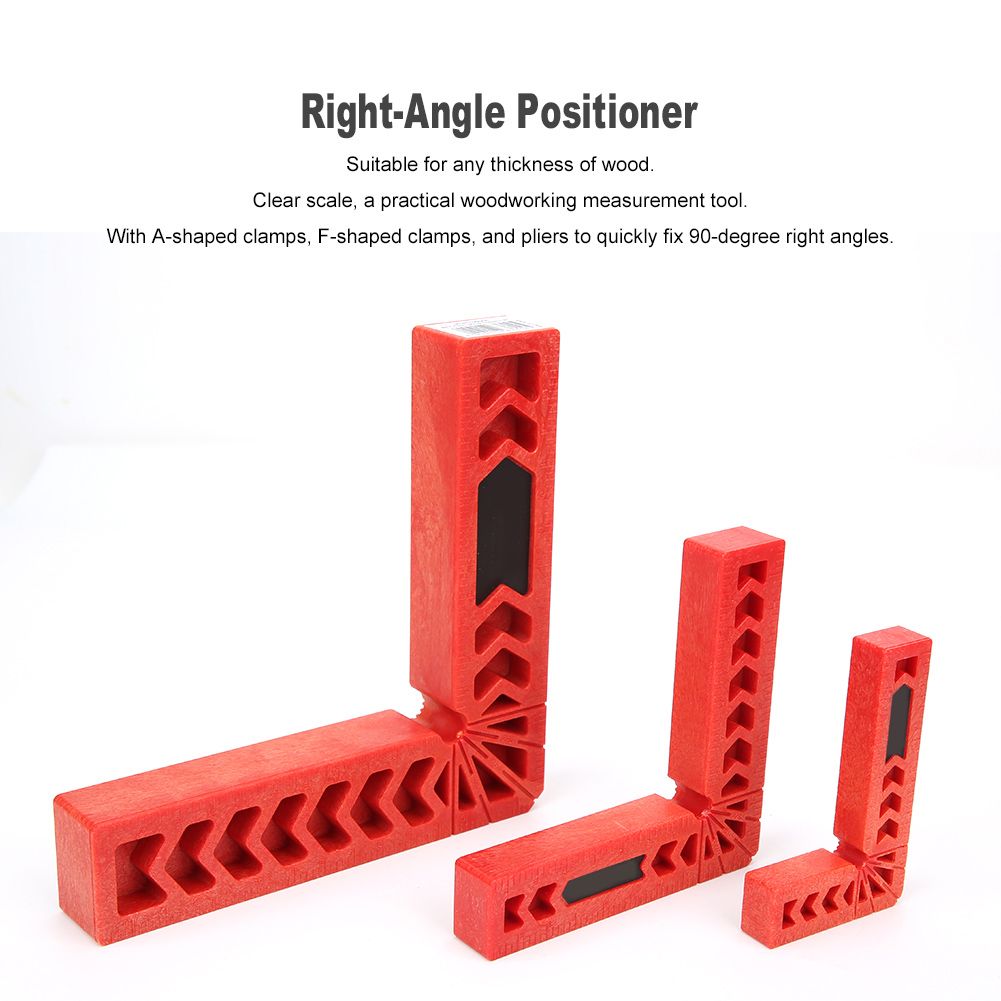 L‑Shaped 90 Degree Right Angle Positioner Woodworking Corner Clamp view 11
