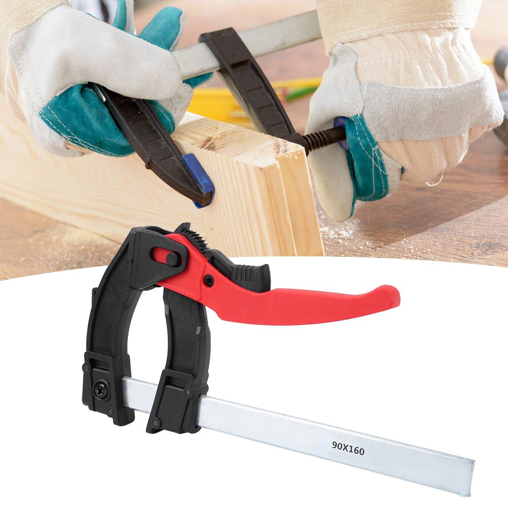 DIY Woodworking Ratchet Quick Fixing F Clamps Bar Clips Carpentry Accessory view 3