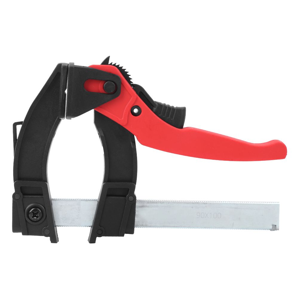 DIY Carpentry Ratchet Quick F Clamp Woodworking Fixing Bar Clips Carpenter view 2