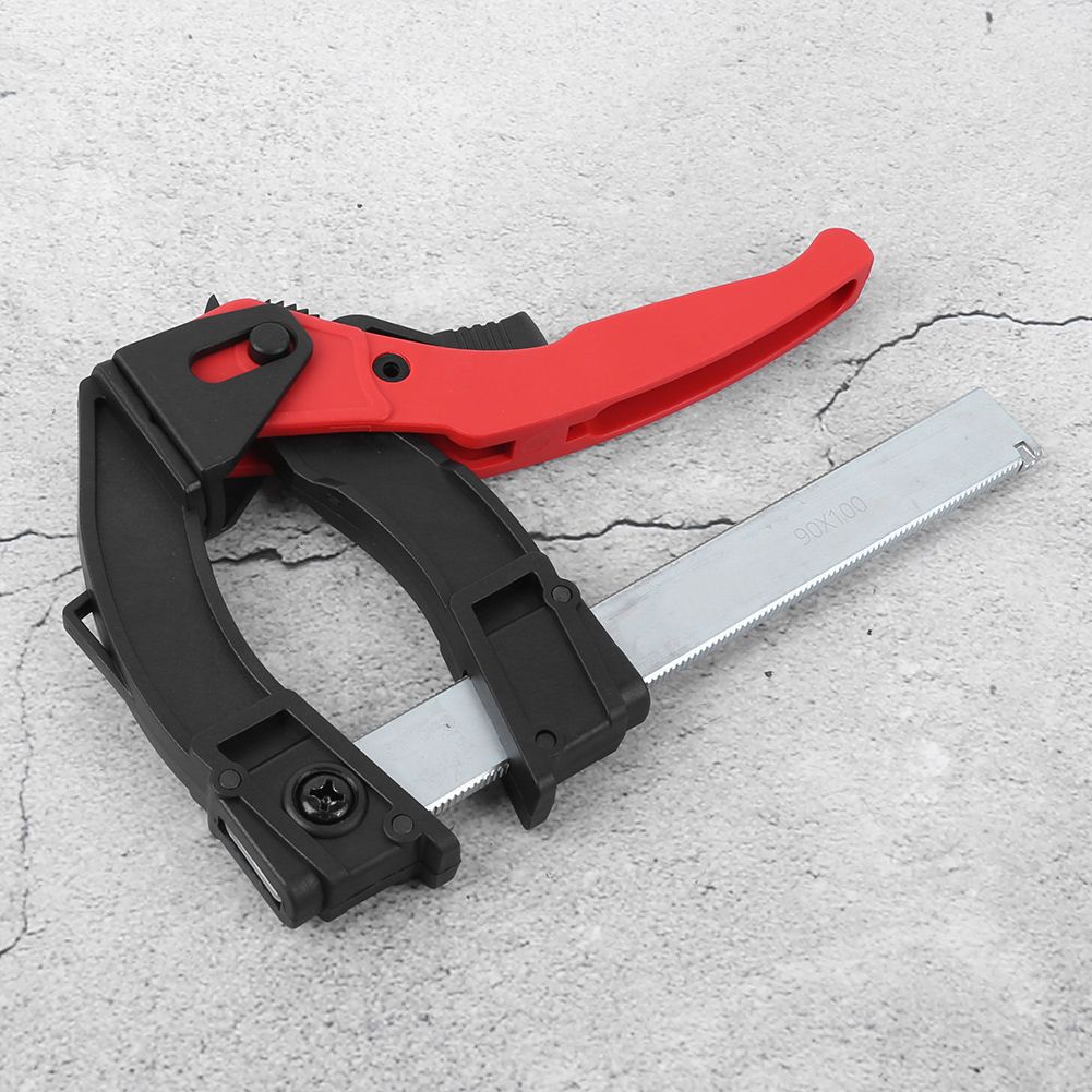 DIY Carpentry Ratchet Quick F Clamp Woodworking Fixing Bar Clips Carpenter view 7