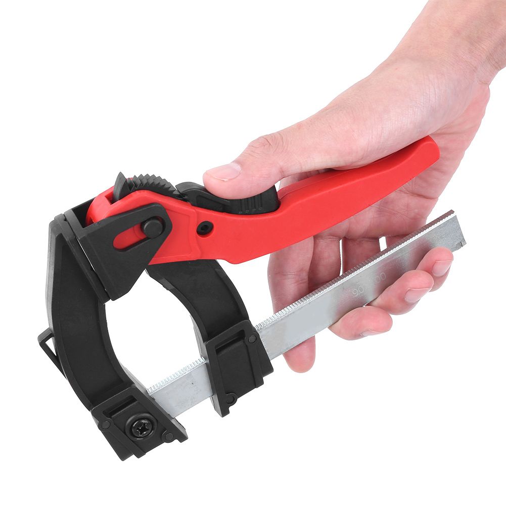 DIY Carpentry Ratchet Quick F Clamp Woodworking Fixing Bar Clips Carpenter view 8
