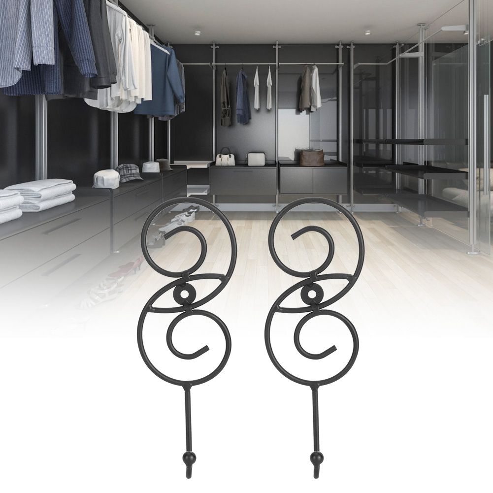 2Pcs Innovative WallHanging Clothes Coat Storage Hook Towel Hanger For