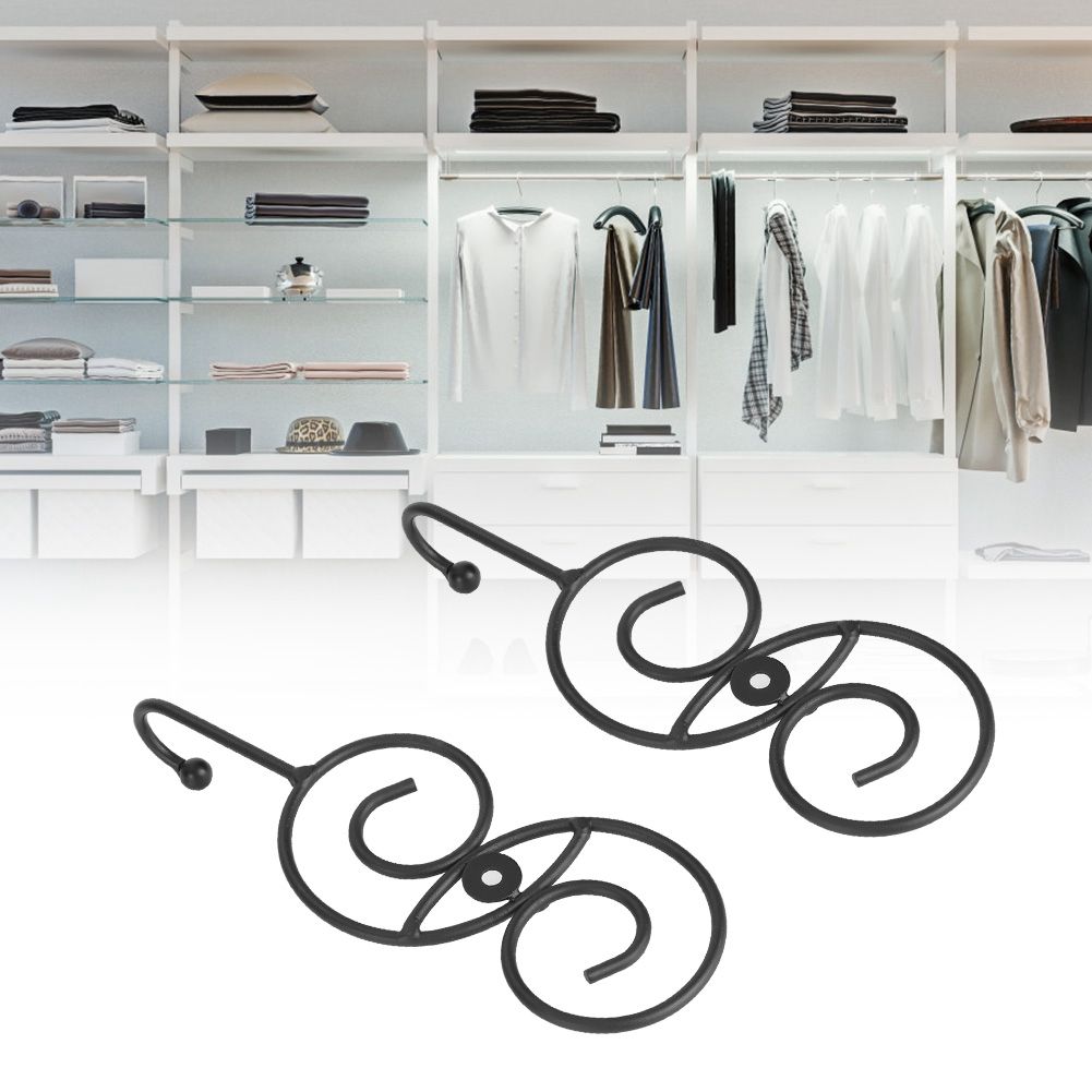 2Pcs Innovative WallHanging Clothes Coat Storage Hook Towel Hanger For view 4