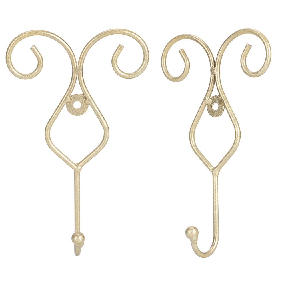 2pcs Wall Mounted Bathroom Kitchen Door Hook Wall Picture Towel Clothes Hat view 4