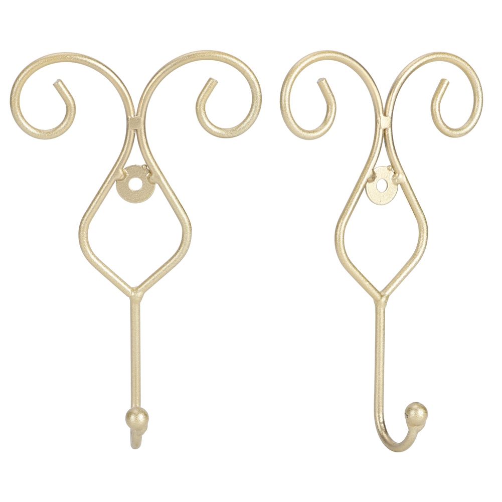 2pcs Wall Mounted Bathroom Kitchen Door Hook Wall Picture Towel Clothes Hat view 5