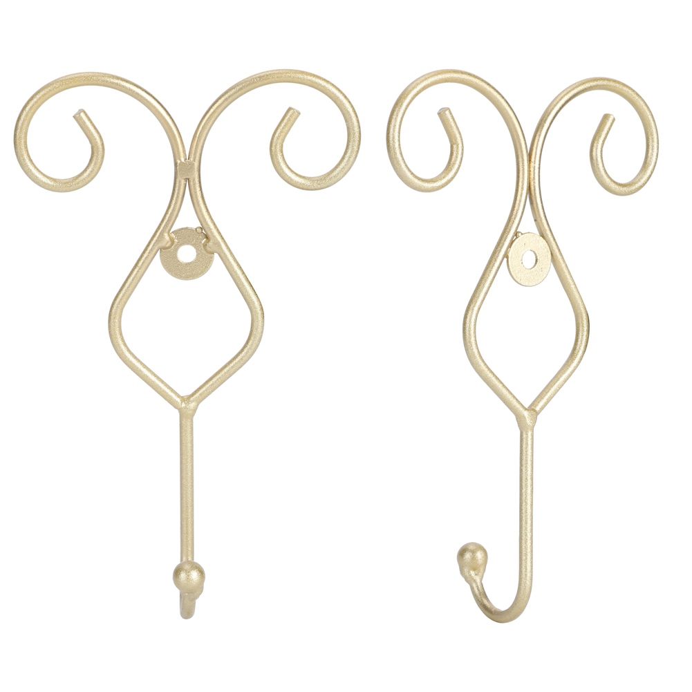 2pcs Wall Mounted Bathroom Kitchen Door Hook Wall Picture Towel Clothes Hat view 6