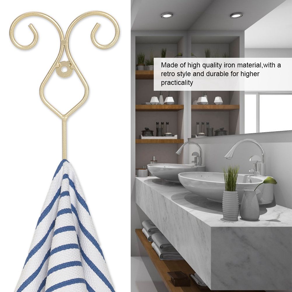 2pcs Wall Mounted Bathroom Kitchen Door Hook Wall Picture Towel Clothes Hat view 11