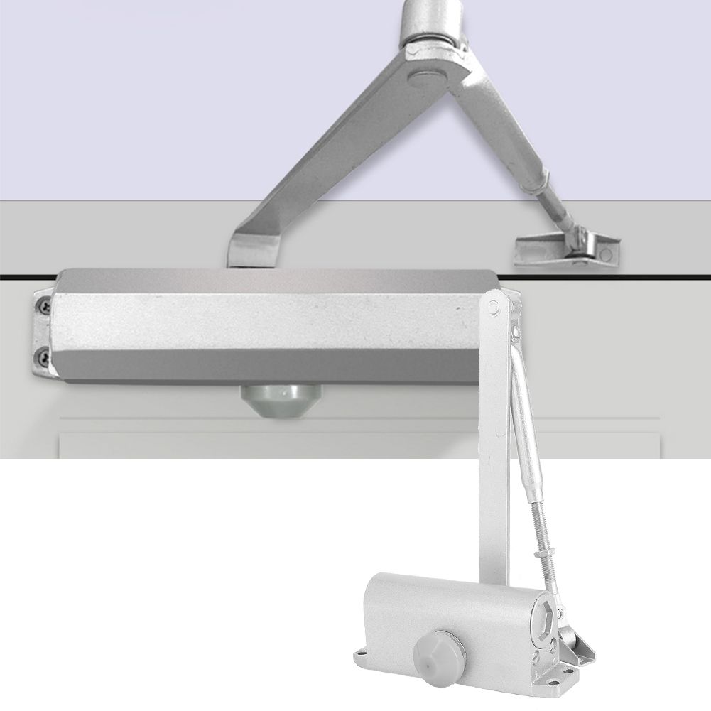 Modern Automatic Adjustable Hydraulic Buffer Fire Door Closer Positioning view 10