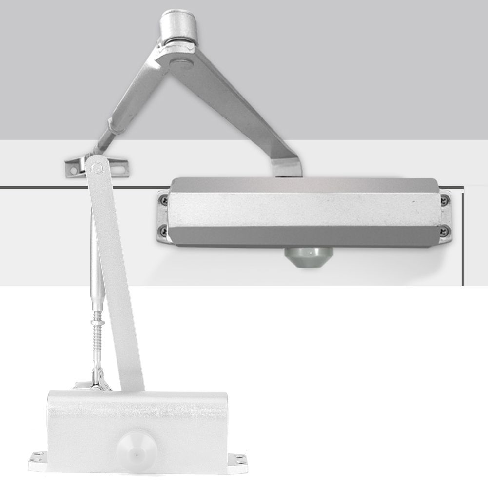 Modern Automatic Adjustable Hydraulic Buffer Fire Door Closer Positioning view 9