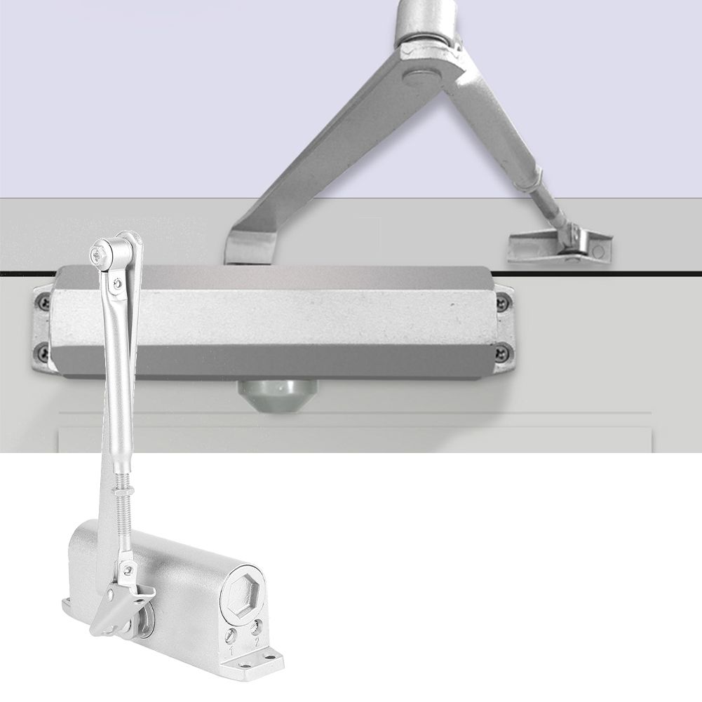 Modern Automatic Adjustable Hydraulic Buffer Fire Door Closer Positioning view 10