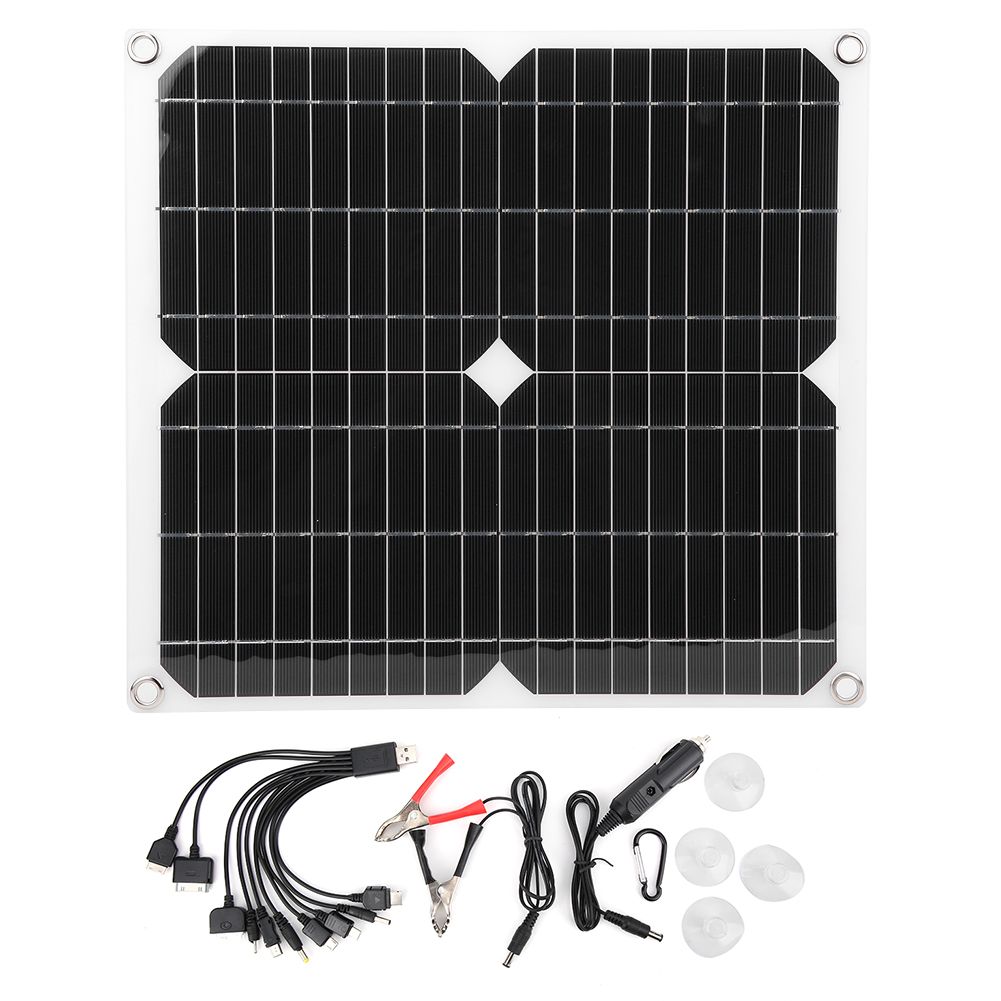 25W 5V SemiFlexible Solar Panel Charging Board Mobile Phone Charger for view 2