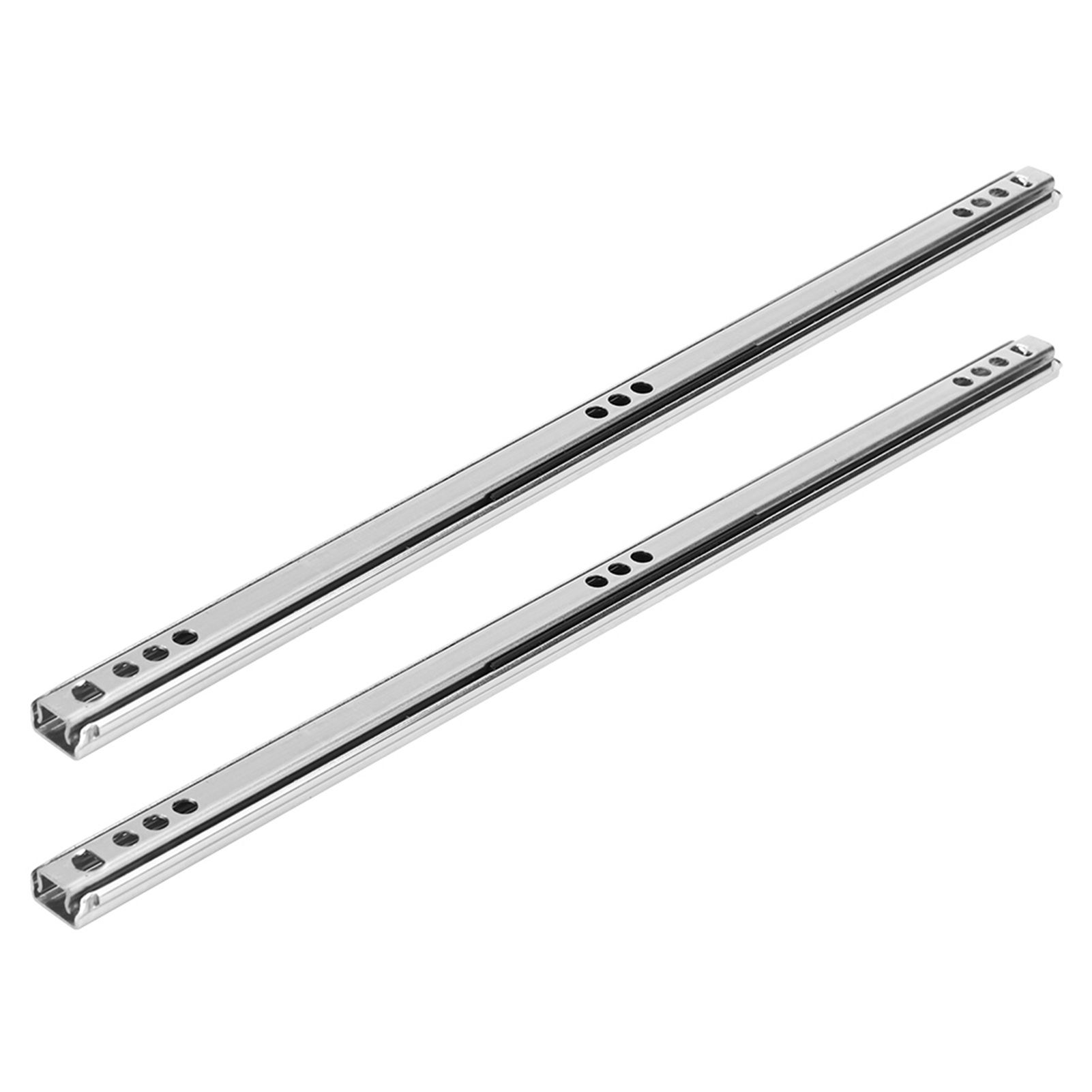 2Pcs/Set 342x17mm Cold Rolled Steel Drawer Rail Ball Bearing Slide for Cabinet view 3