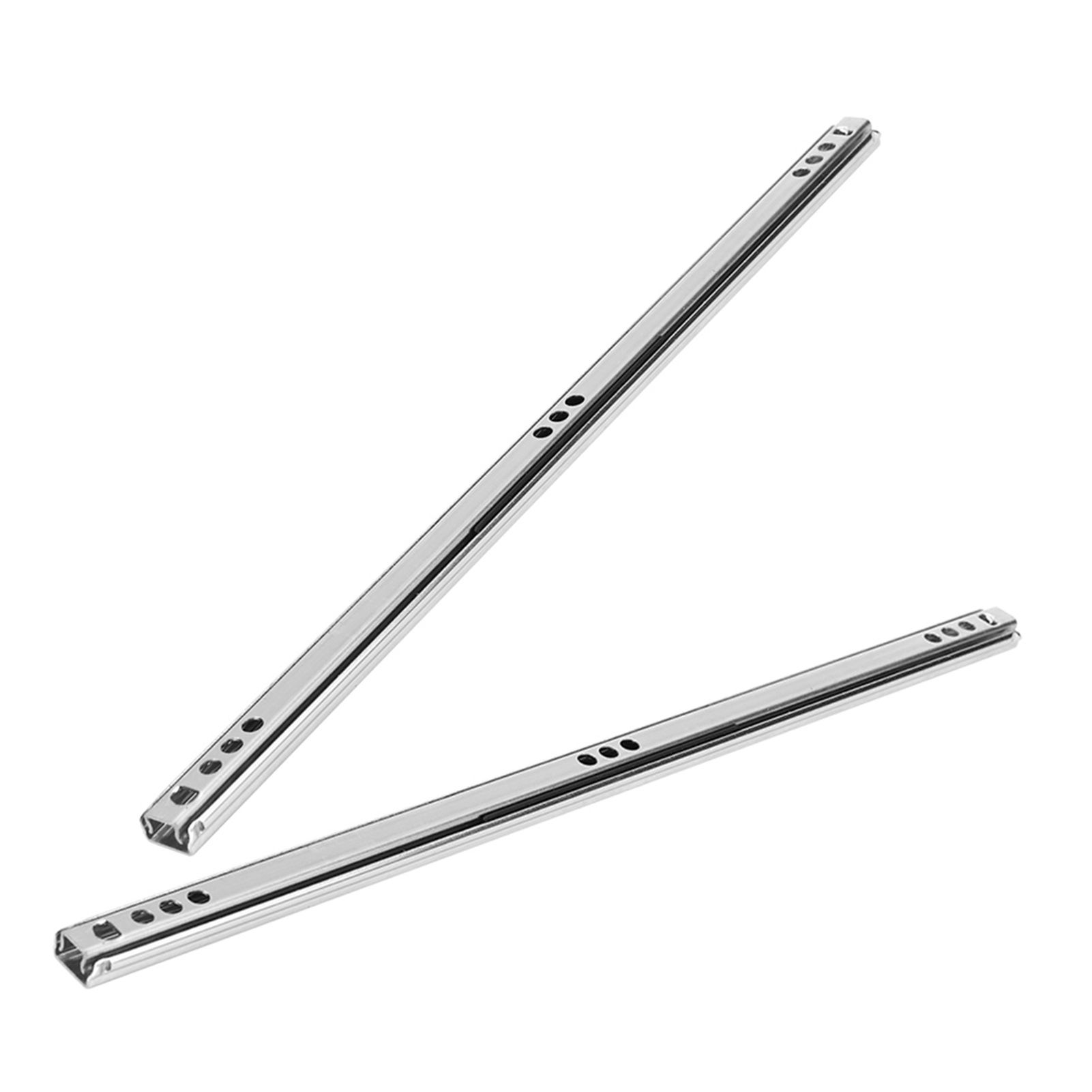 2Pcs/Set 342x17mm Cold Rolled Steel Drawer Rail Ball Bearing Slide for Cabinet view 7