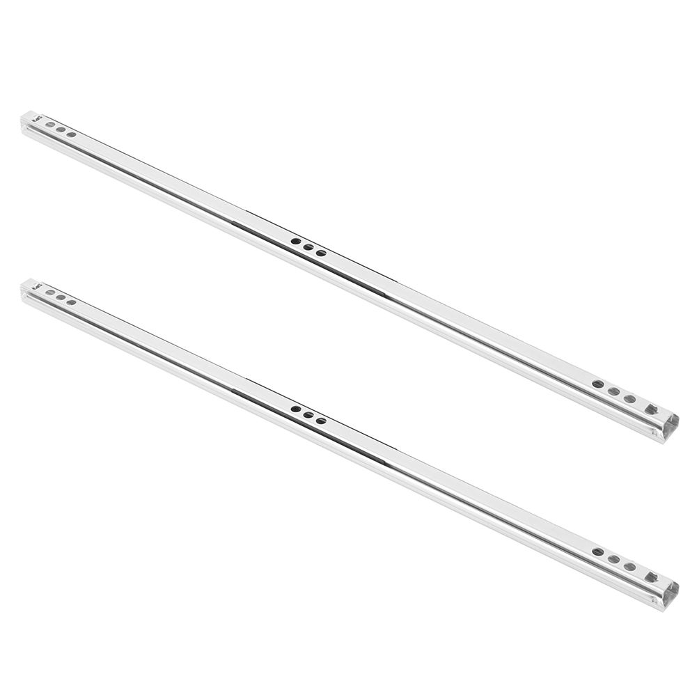2Pcs Set Cold‑Roll Steel Sheet Ball Bearing Drawer Slide Rail Cabinet view 7