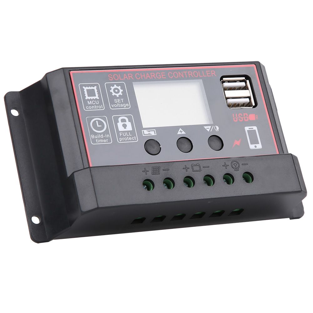 Solar Charge Photovoltaic Instrument Controller USB5V Digital Diplay Solar view 4
