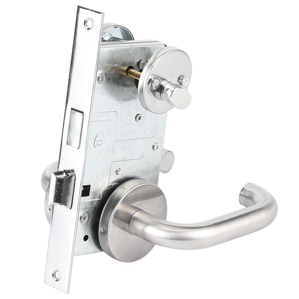 Stainless Steel Aisle Handle Lock Door Lock Kit for Fire Emergency Exit Corridor view 7