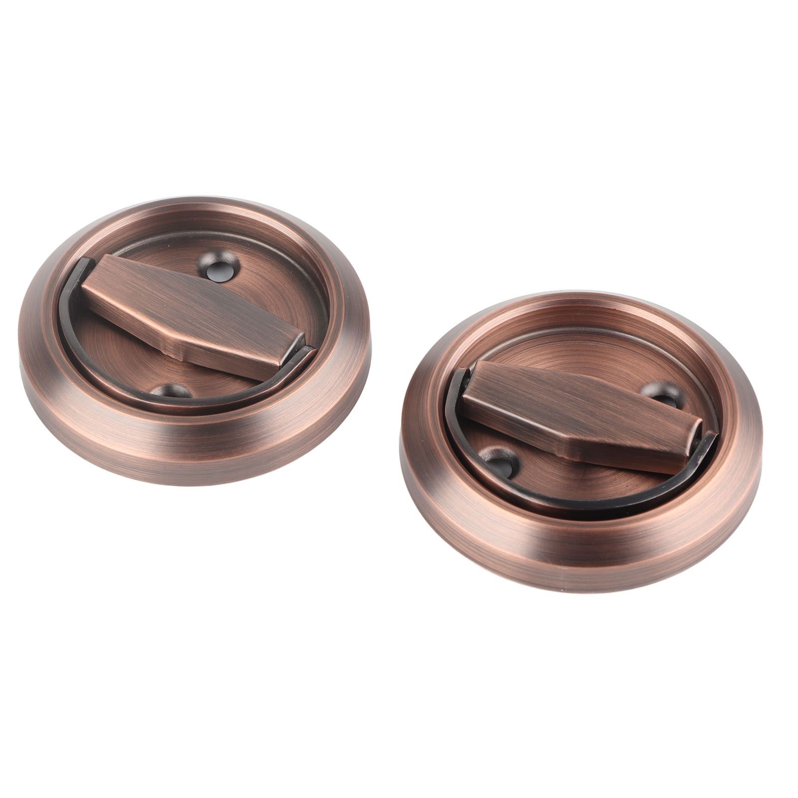 Home Bathroom DoubleSided Lock 304 Stainless Steel Ring Handle Door Lock view 4