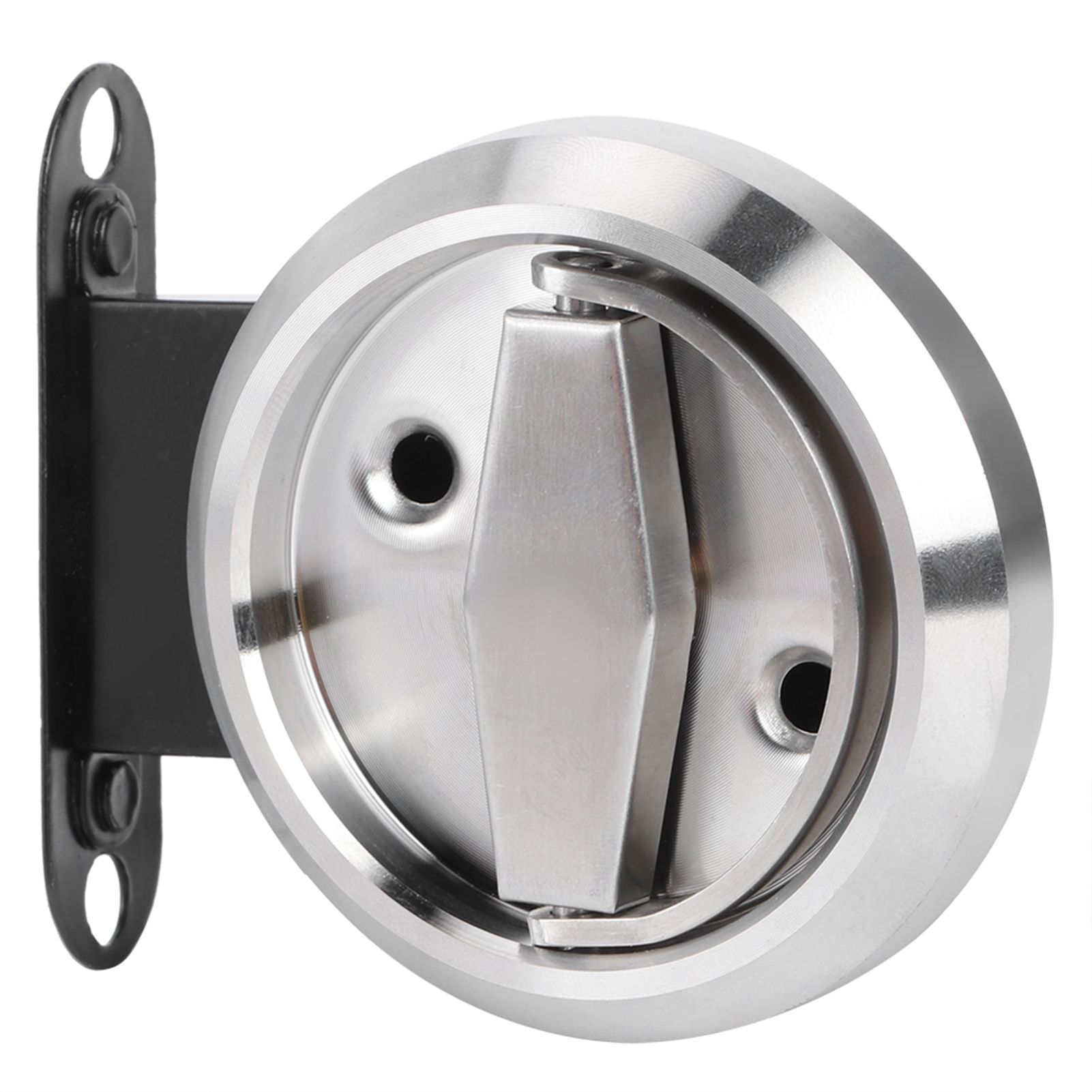 Home Bathroom DoubleSided Lock 304 Stainless Steel Ring Handle Door Lock view 12