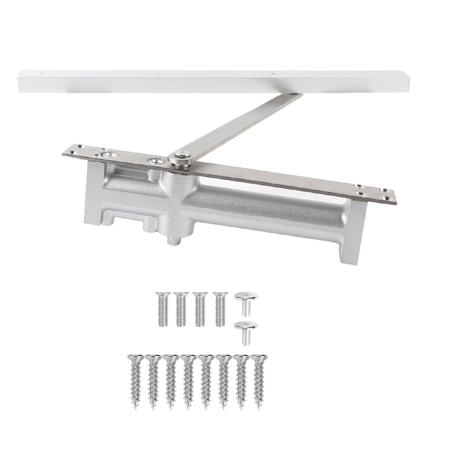 Aluminum Automatic Positioning Concealed Hydraulic Buffer Door Closers 80KG view 2