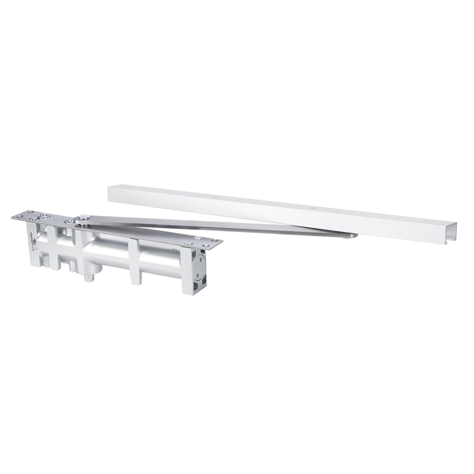 Aluminum Automatic Positioning Concealed Hydraulic Buffer Door Closers 80KG view 9