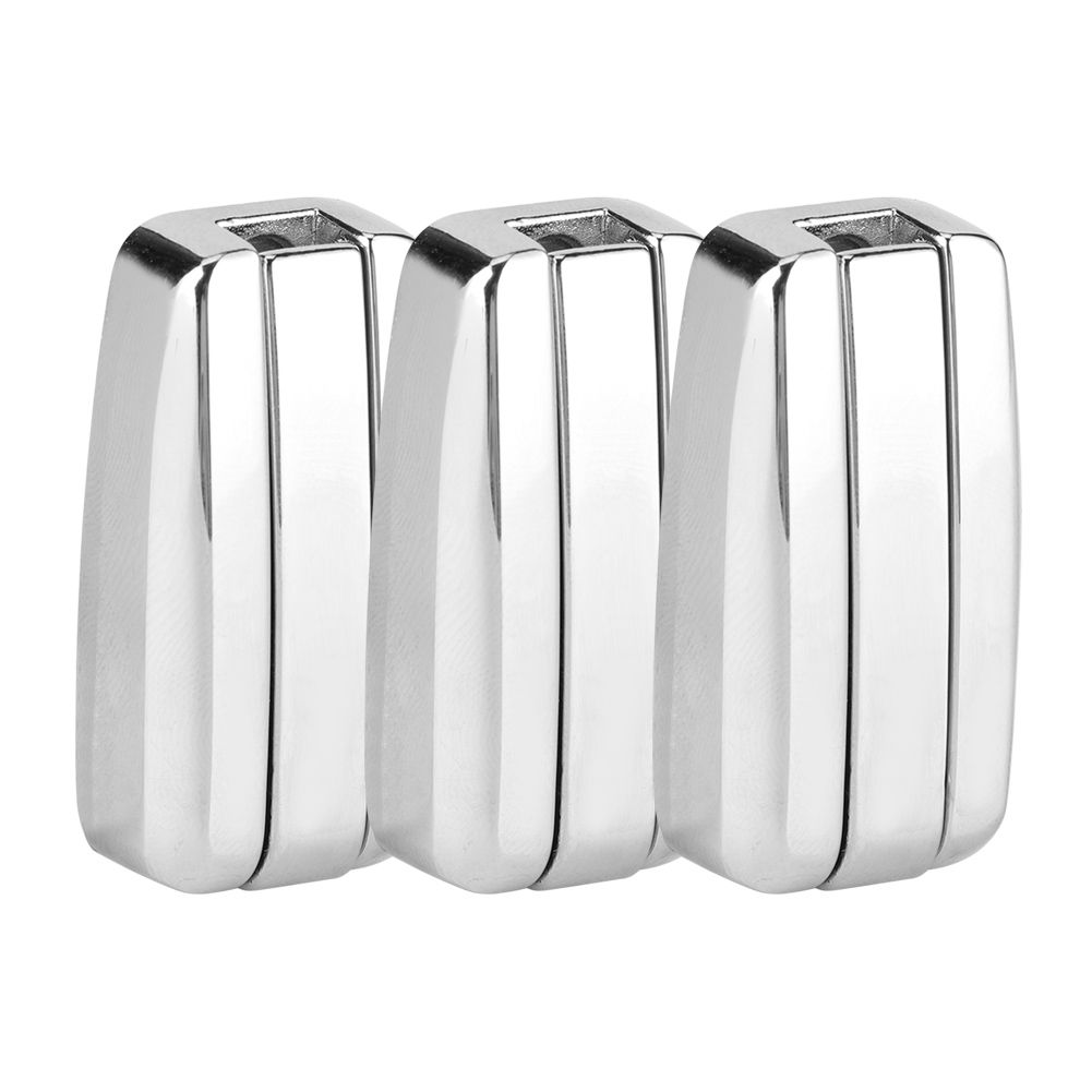 3Pcs/Set Zinc Alloy Concealed Clothes Hook Hanger for Closet Wardrobe Bathroom
