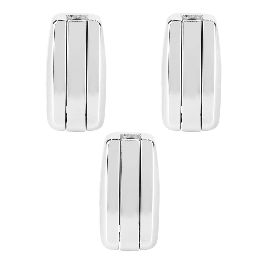 3Pcs/Set Zinc Alloy Concealed Clothes Hook Hanger for Closet Wardrobe Bathroom view 6