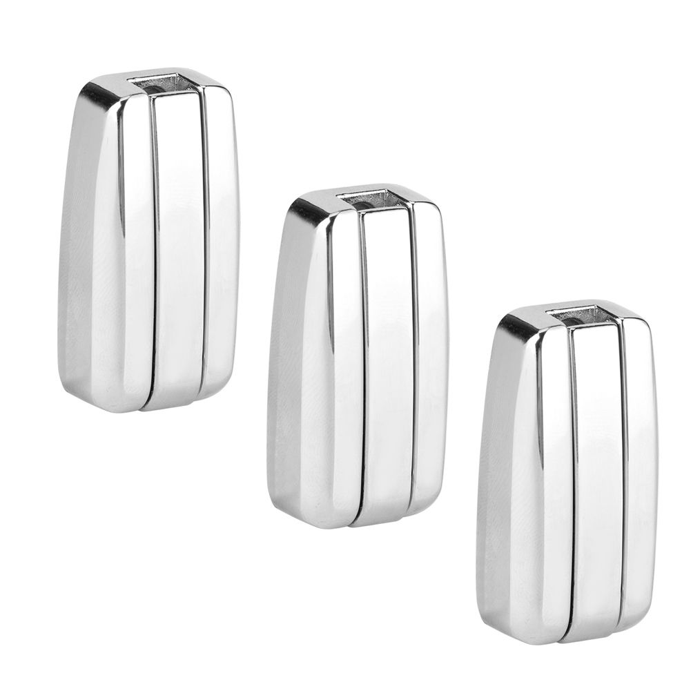 3Pcs/Set Zinc Alloy Concealed Clothes Hook Hanger for Closet Wardrobe Bathroom view 7