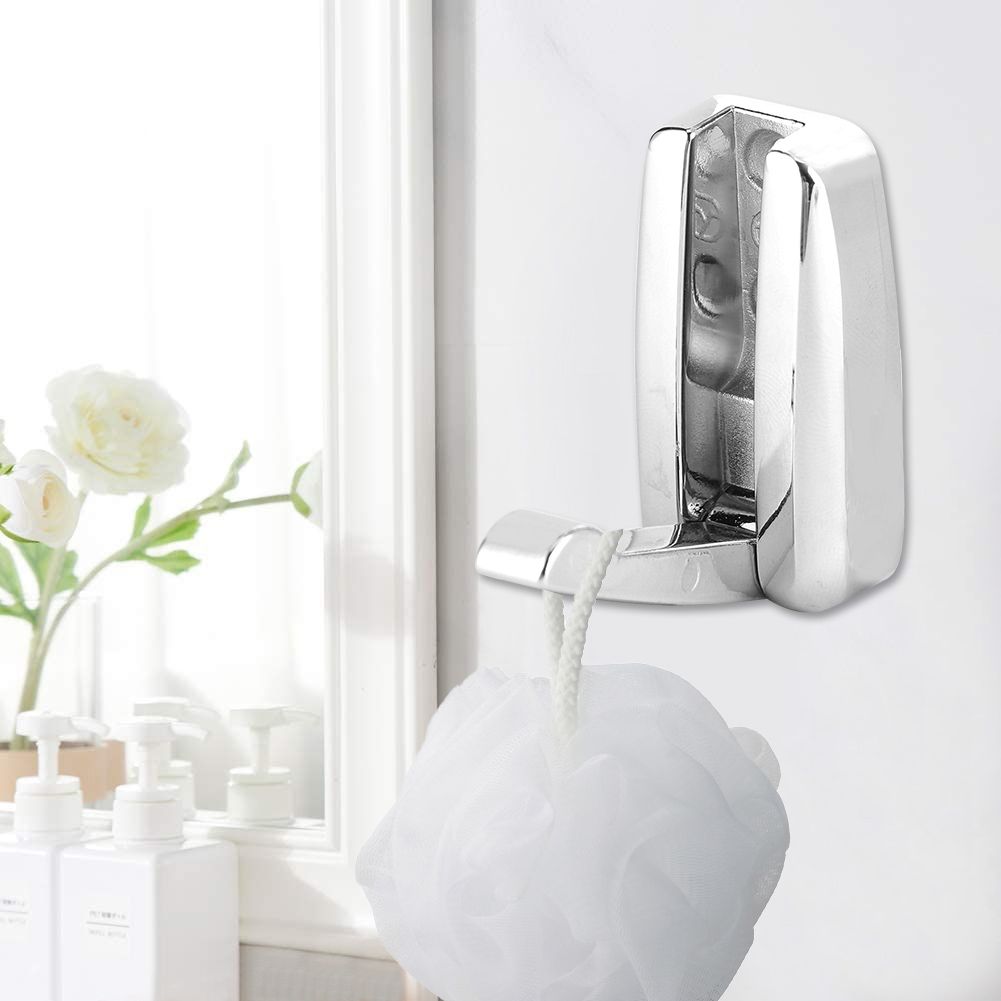 3Pcs/Set Zinc Alloy Concealed Clothes Hook Hanger for Closet Wardrobe Bathroom view 12