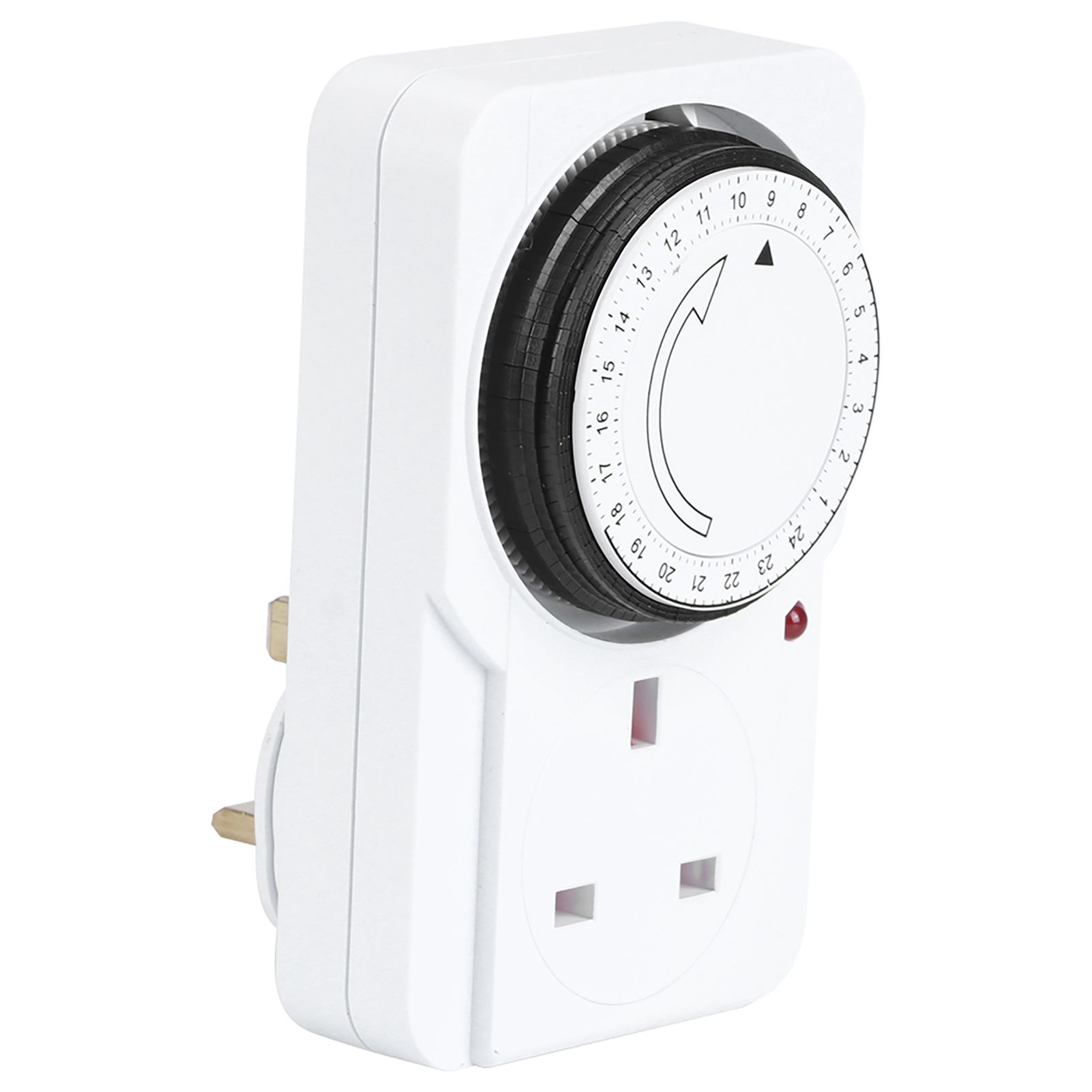 Intelligent 24 Hour Cycle Mechanical Timing Power Switch Timer Plug Socket — image 1