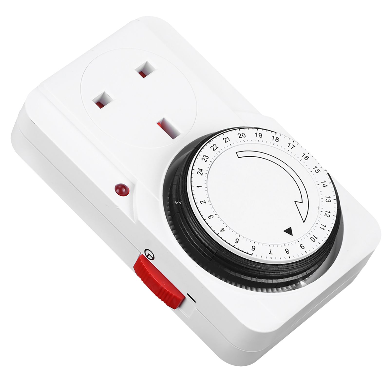 Intelligent 24 Hour Cycle Mechanical Timing Power Switch Timer Plug Socket view 4