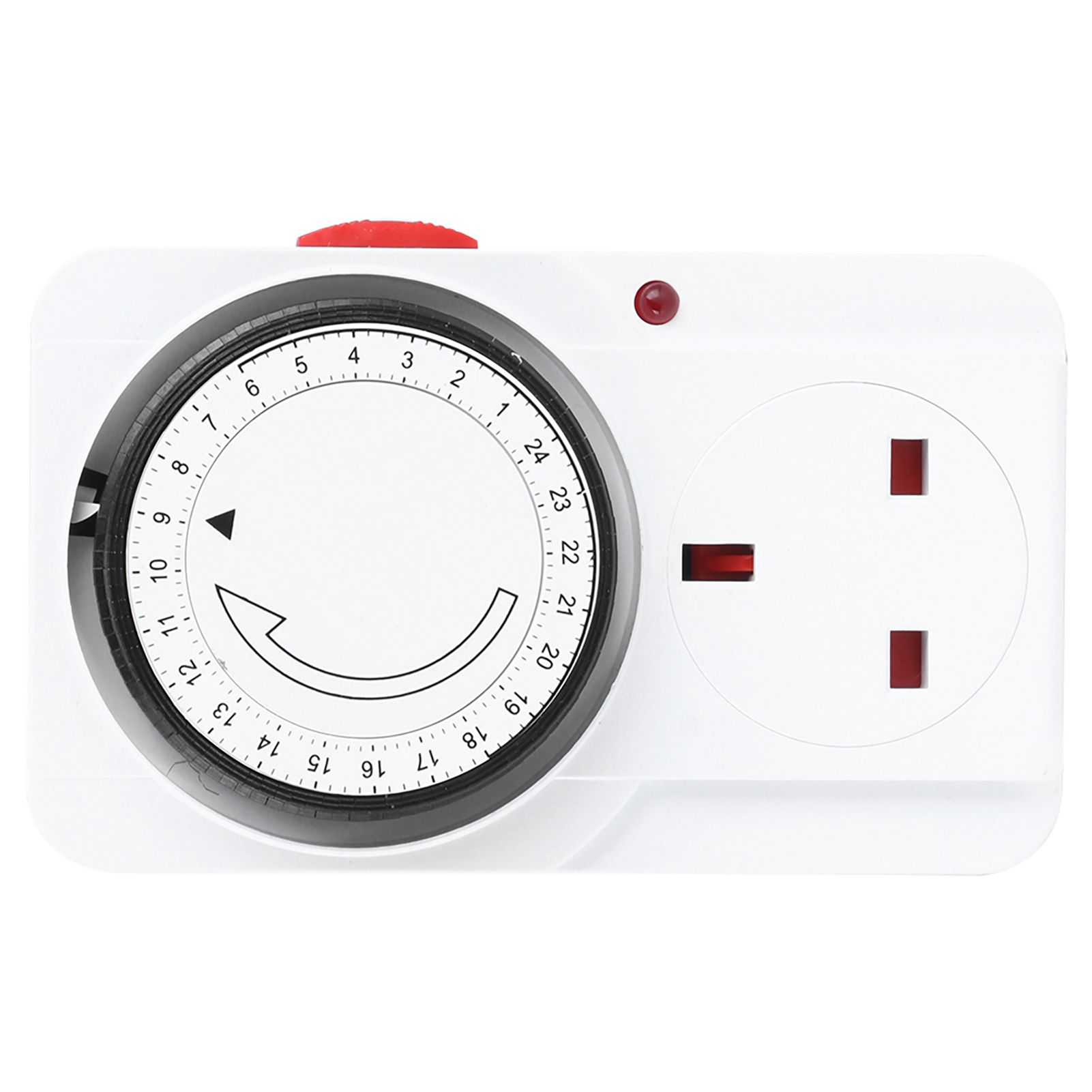 Intelligent 24 Hour Cycle Mechanical Timing Power Switch Timer Plug Socket view 5