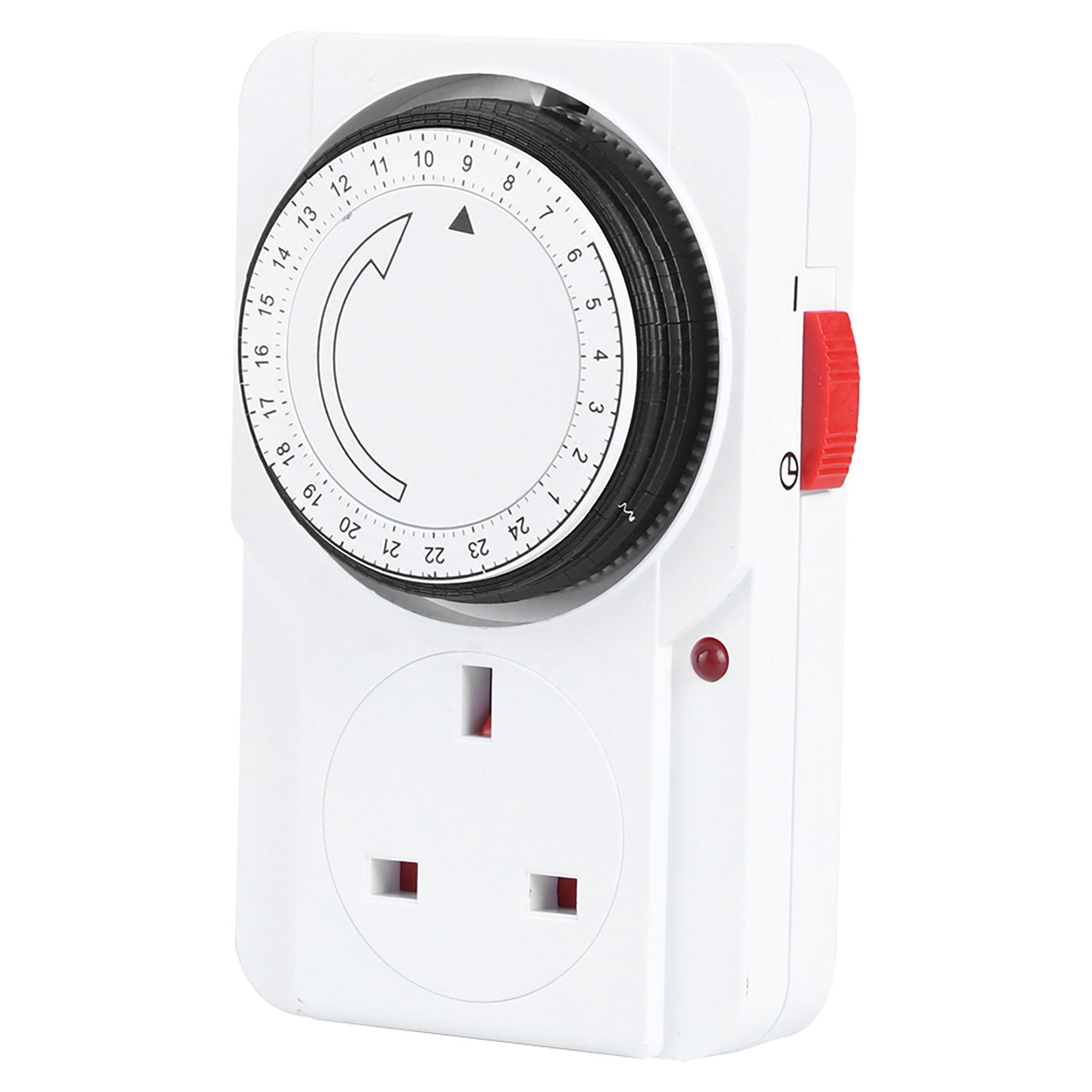 Intelligent 24 Hour Cycle Mechanical Timing Power Switch Timer Plug Socket view 6