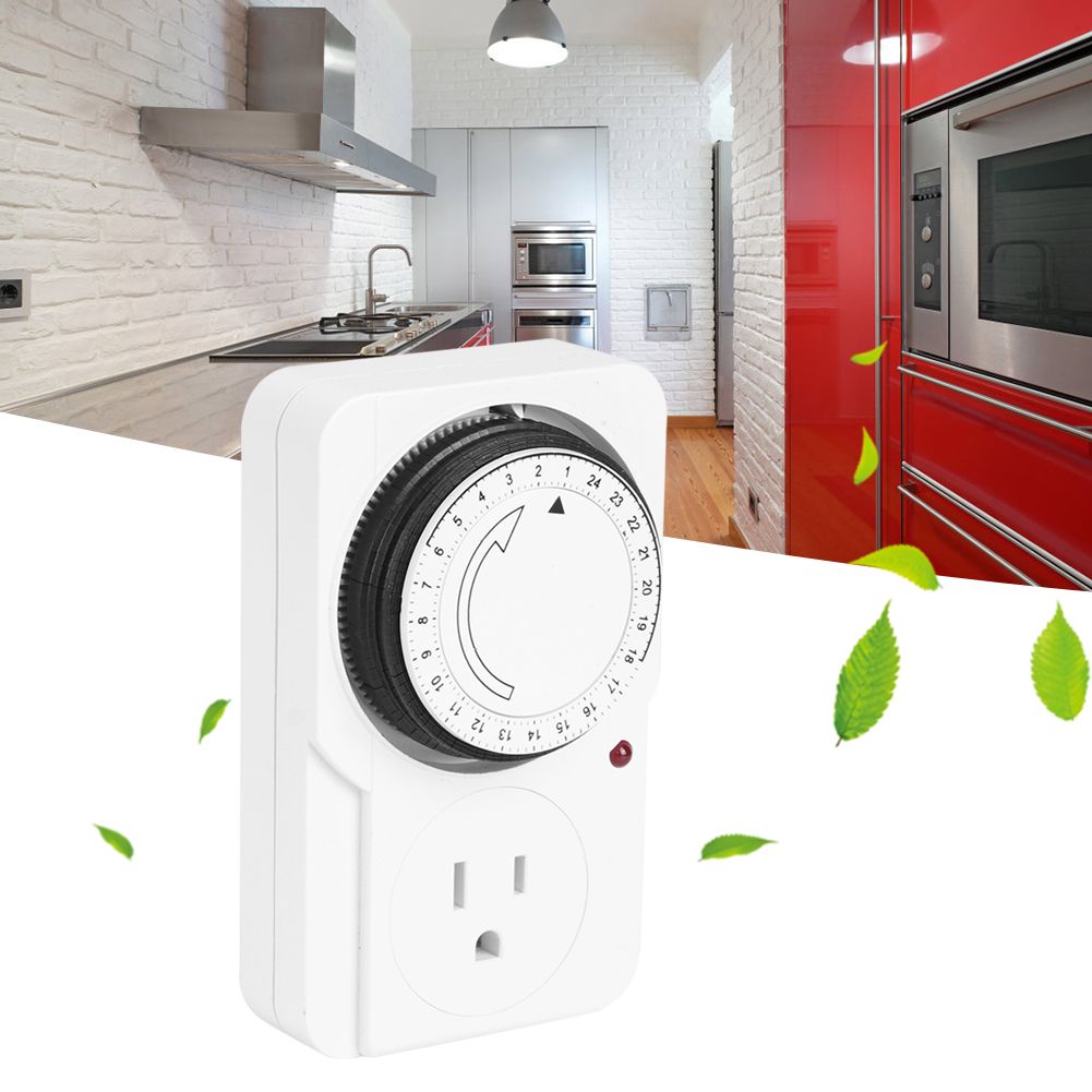 Mechanical Timer Socket 24‑Hour Cycle Timing Controller Socket Home Supplies view 3