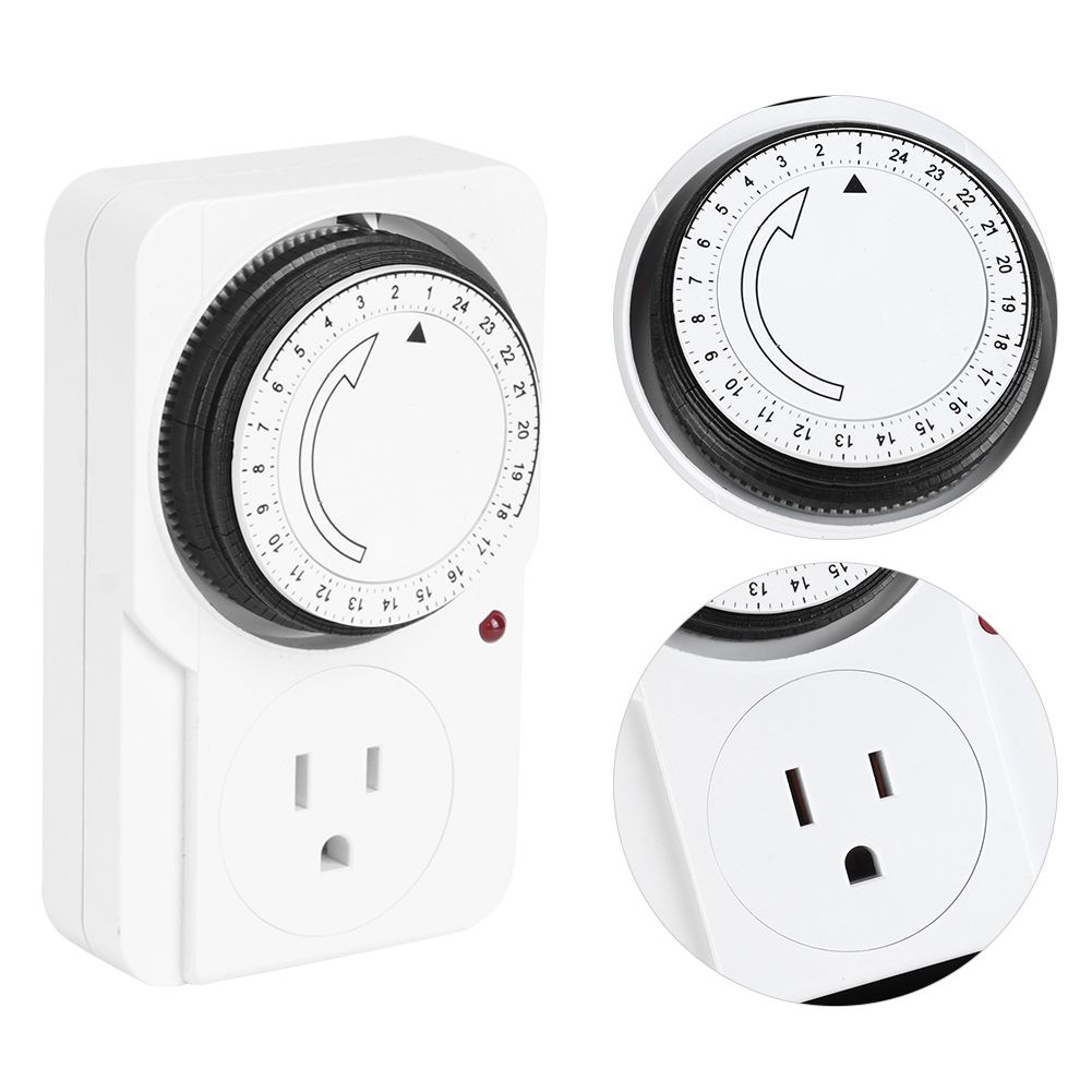 Mechanical Timer Socket 24‑Hour Cycle Timing Controller Socket Home Supplies view 4
