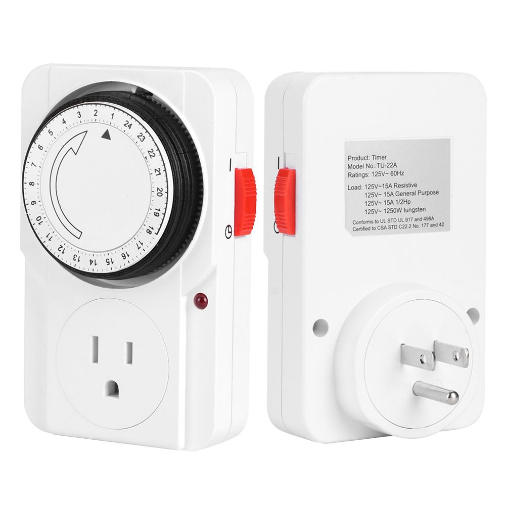 Mechanical Timer Socket 24‑Hour Cycle Timing Controller Socket Home Supplies view 7