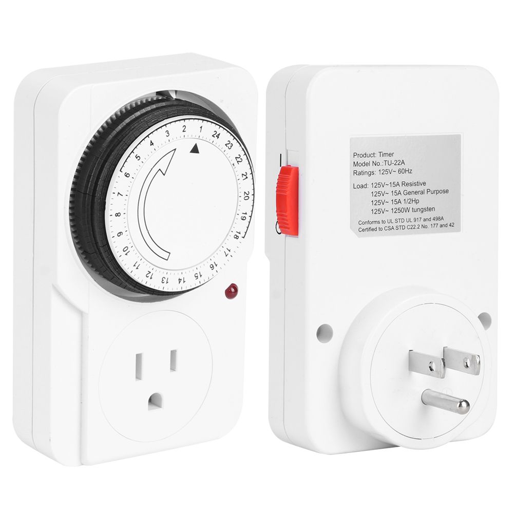 Mechanical Timer Socket 24‑Hour Cycle Timing Controller Socket Home Supplies view 9
