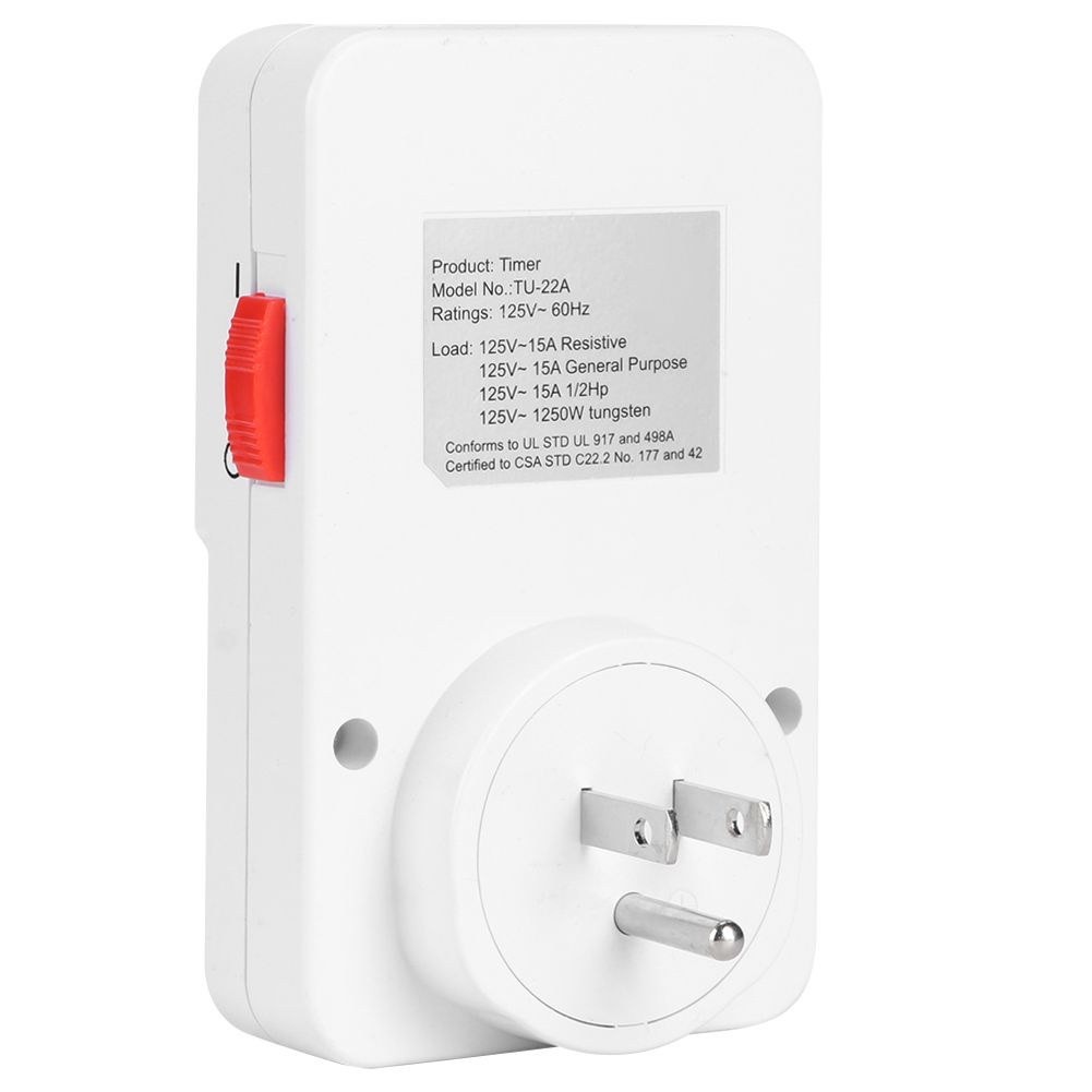 Mechanical Timer Socket 24‑Hour Cycle Timing Controller Socket Home Supplies view 12