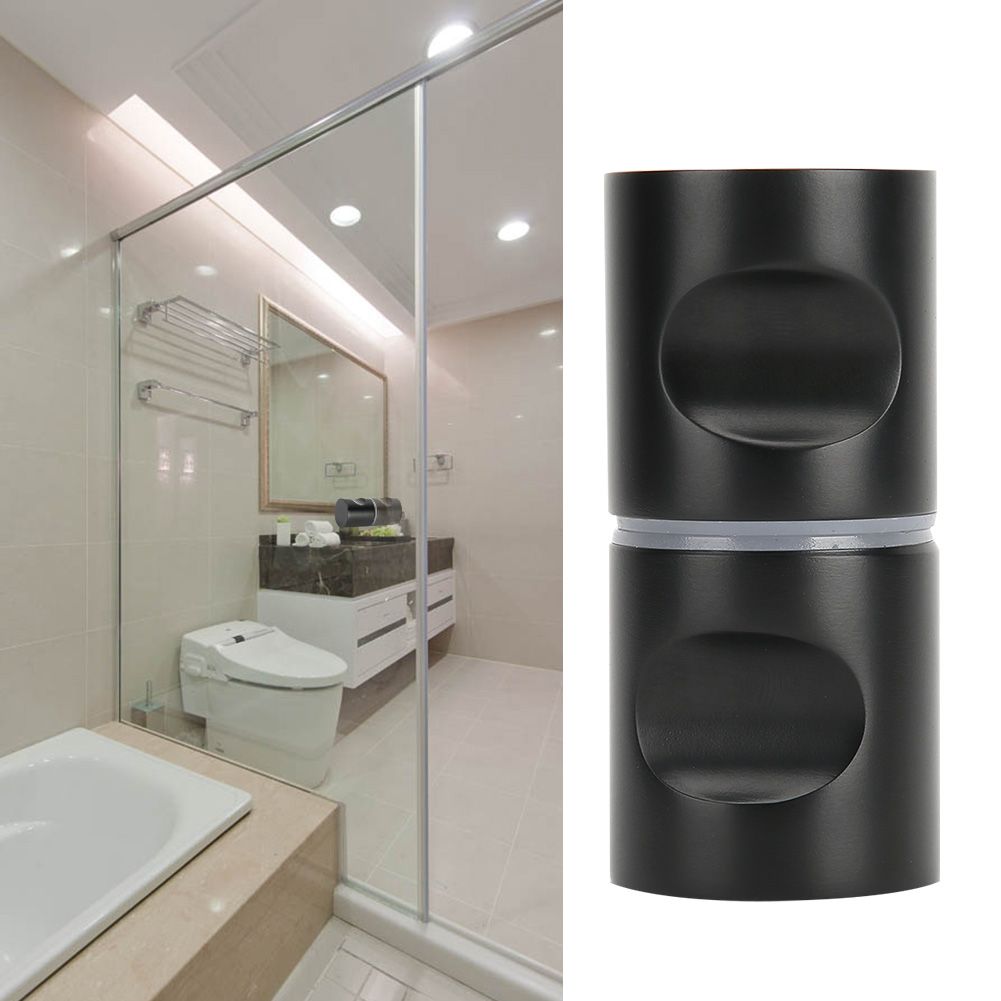Stainless Steel Glass Door Handle Single Hole Door Pull for Shower Room view 9