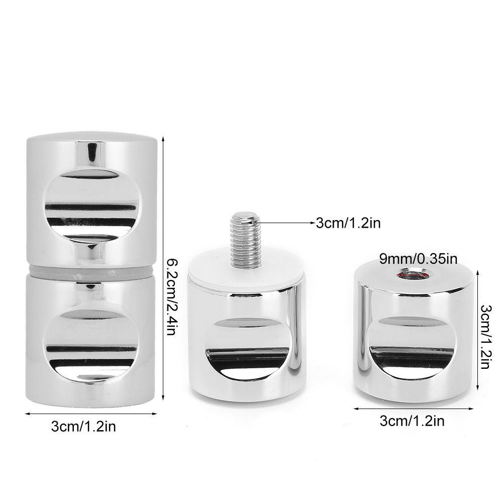 Shower Glass Door Knob Single Hole Bathroom Door Handle Pull for Cabinet view 11