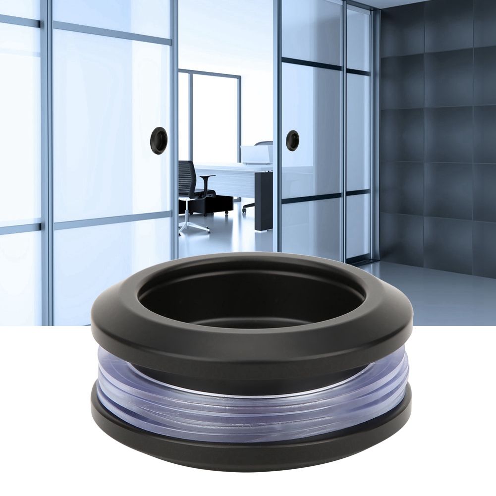 Round Double Side Sliding Door Handle Concealed Bathroom Wood Glass Door Knob view 10