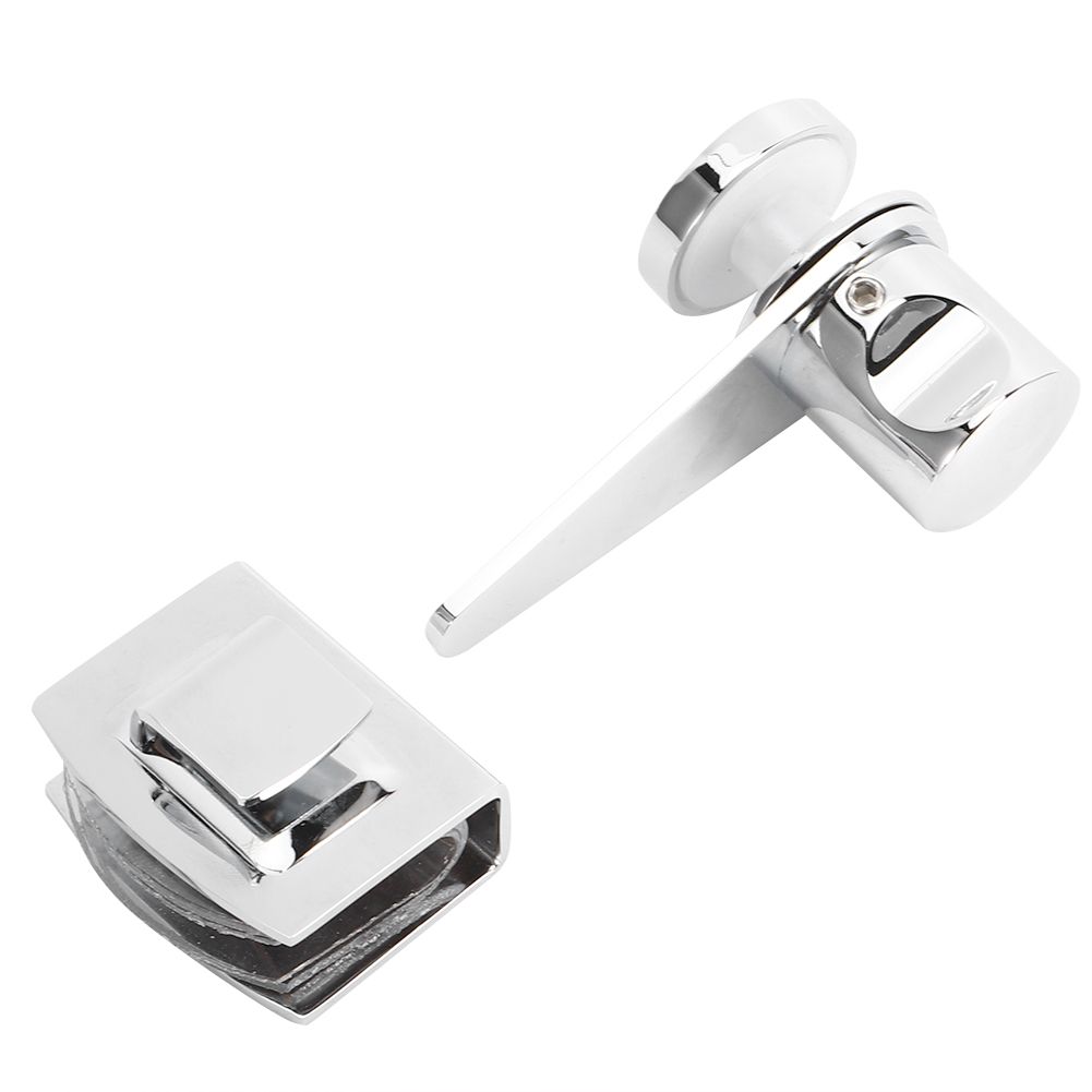 Household Bathroom Shower Room Glass Door Latch Bolts Lock Gate Hardware Accessory view 8