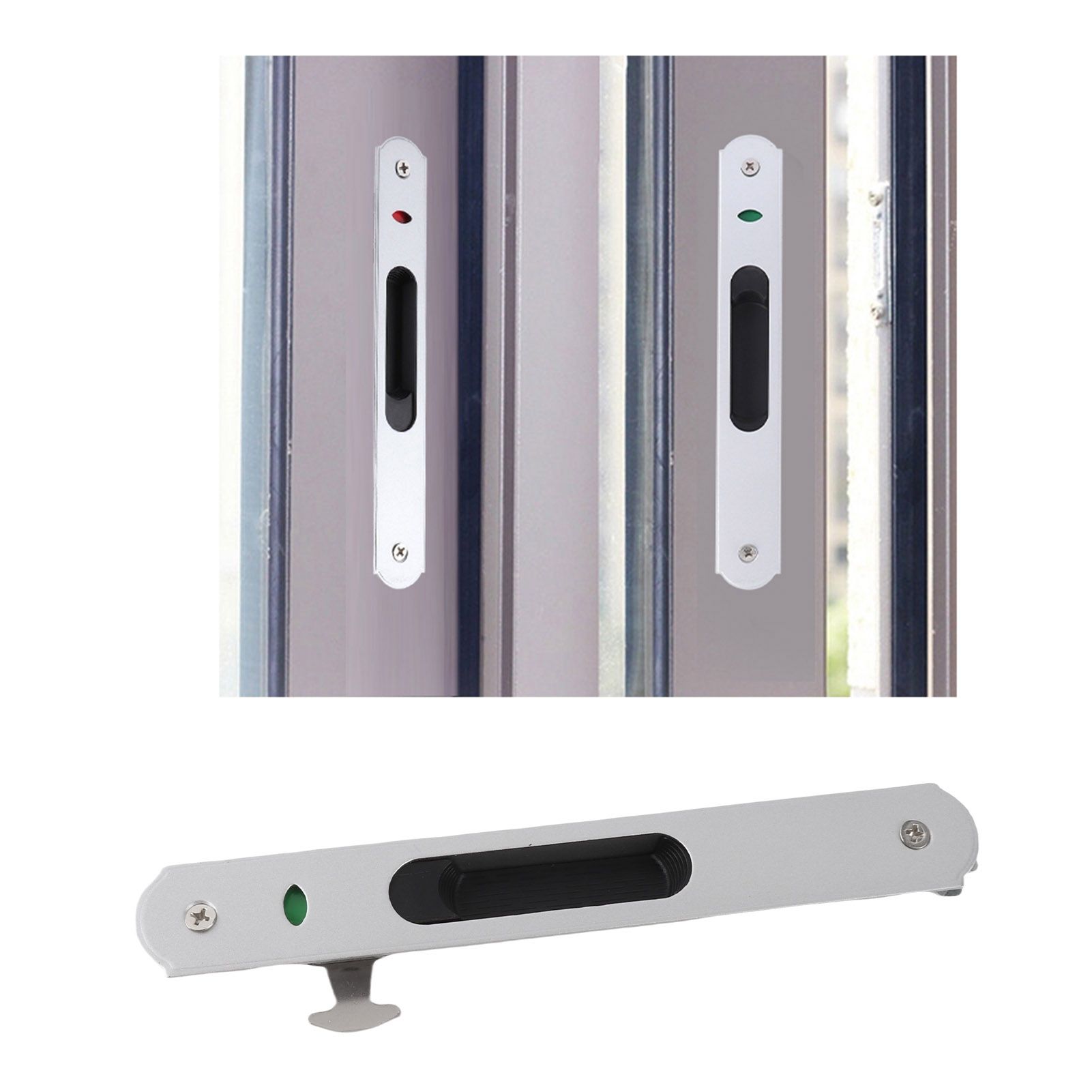 Modern Sliding Glass Door Window Single Lock Catch Hardware Fittings for Home view 9