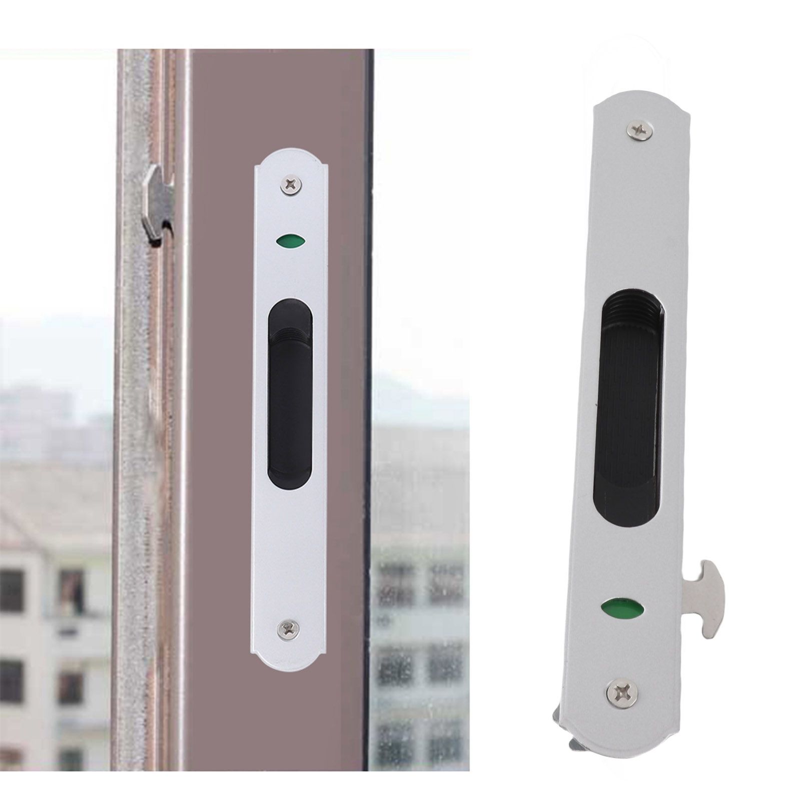 Modern Sliding Glass Door Window Single Lock Catch Hardware Fittings for Home view 10