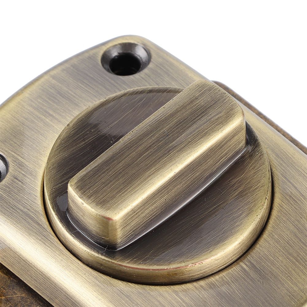 Zinc Alloy Sliding Door Lock Latch Bolt Buckle for Cabinet Closet Cupboard view 12