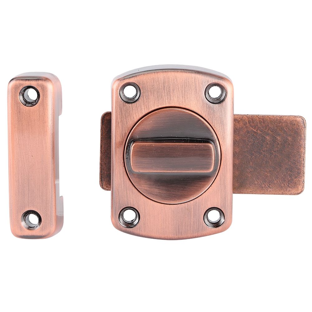 Zinc Alloy Sliding Door Lock Latch Bolt Buckle for Cabinet Closet Cupboard view 9