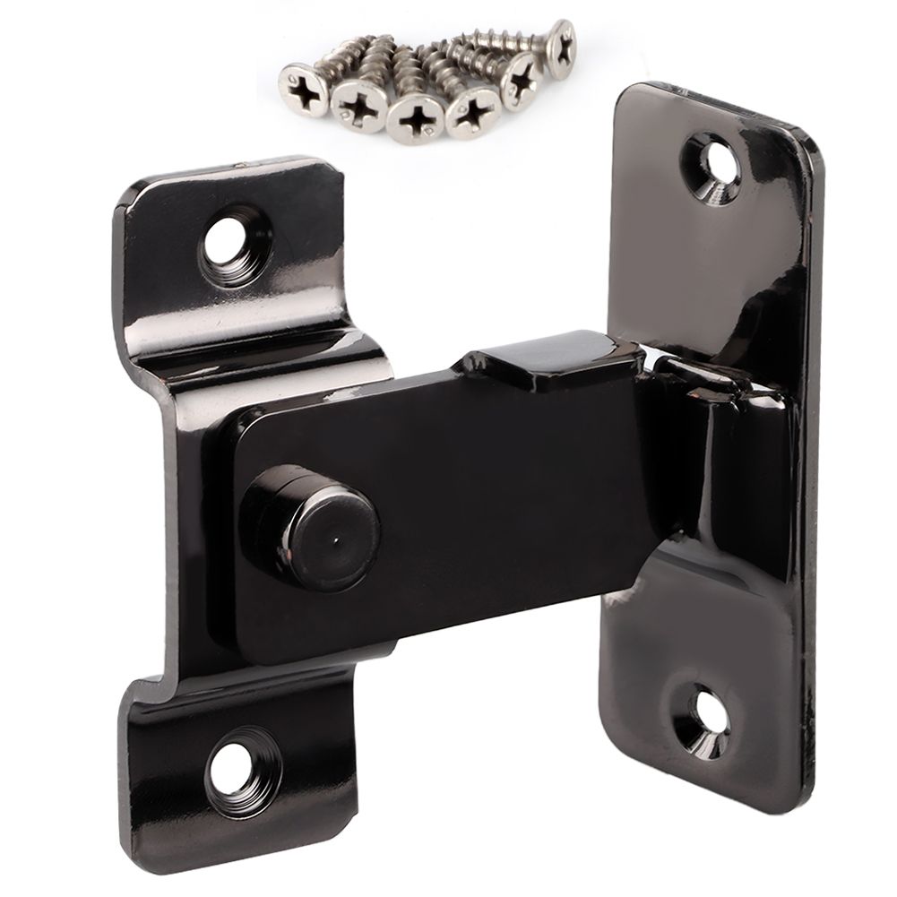 Sliding Door Latch 90 Degree Right Angle AntiTheft Buckle Hardware Fittings view 2