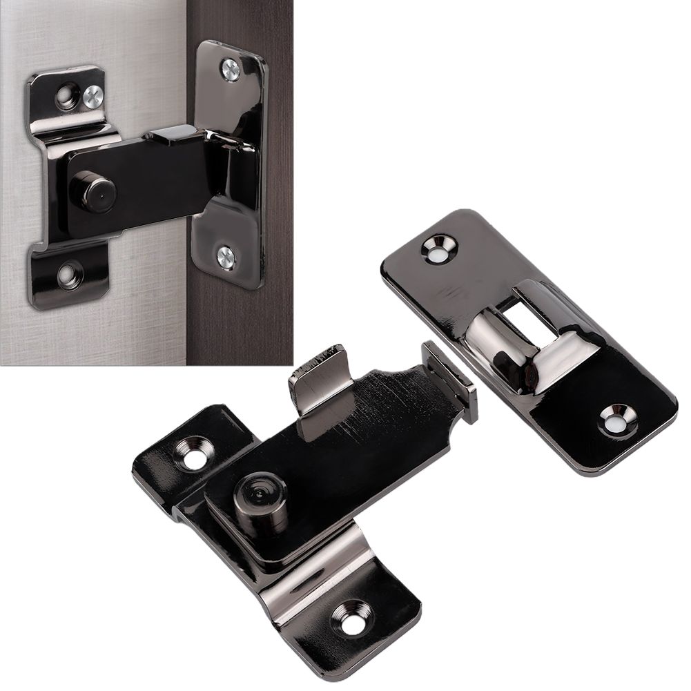 Sliding Door Latch 90 Degree Right Angle AntiTheft Buckle Hardware Fittings view 9
