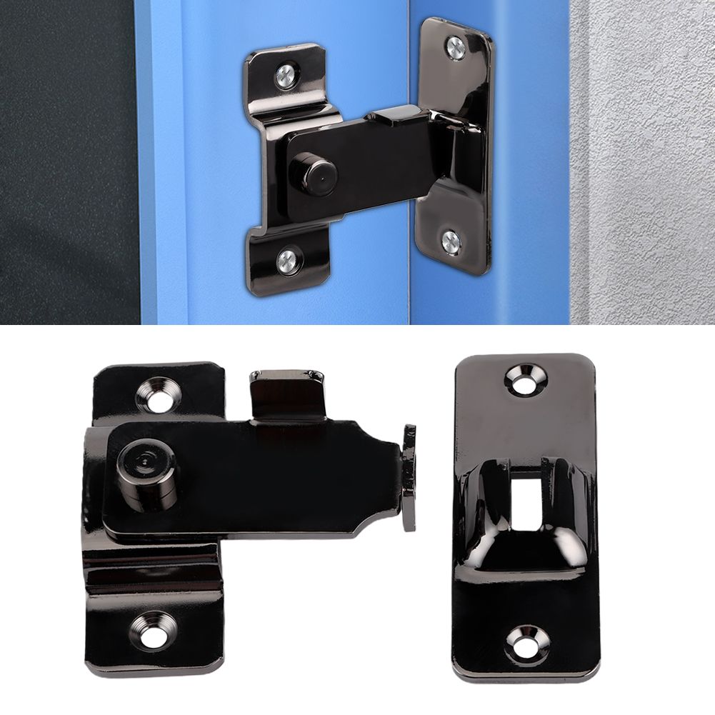 Sliding Door Latch 90 Degree Right Angle AntiTheft Buckle Hardware Fittings view 10