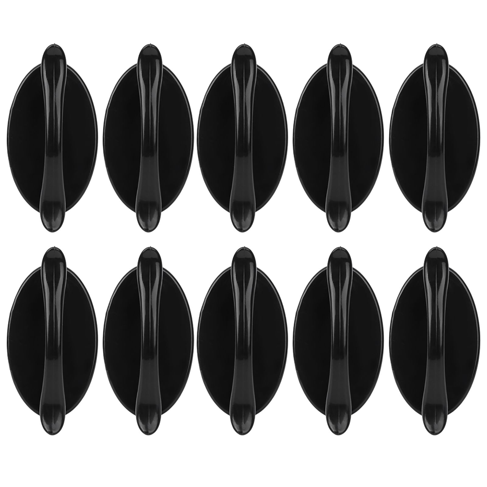 10Pcs Self Stick Drawer Knobs Door Auxiliary Pull Handle for Kitchen Sliding view 2