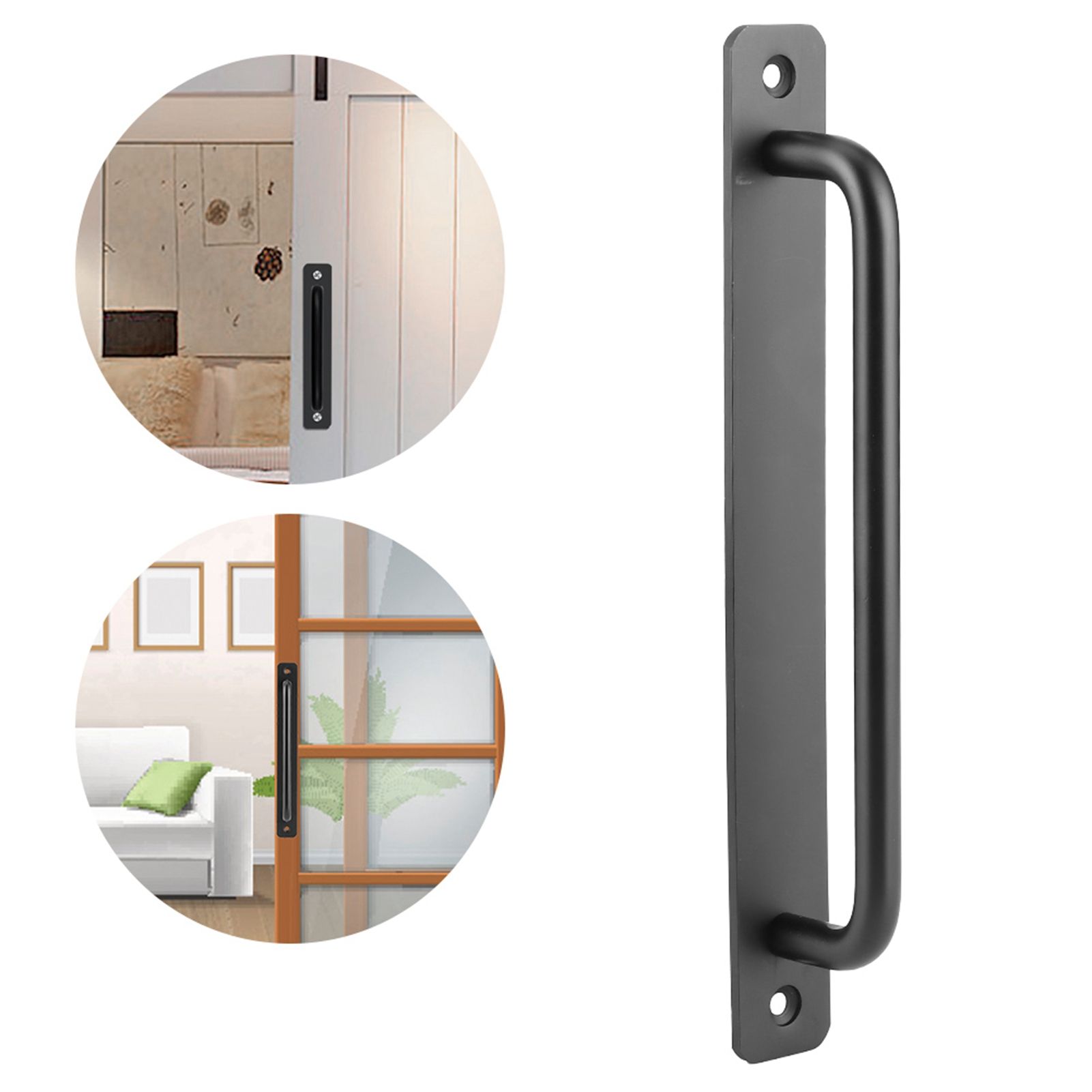 Elegant Sliding Barn Door Handle Aluminum Alloy Smooth Pull for Wardrobes view 11